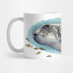 Giant puffer SCUBA Mug